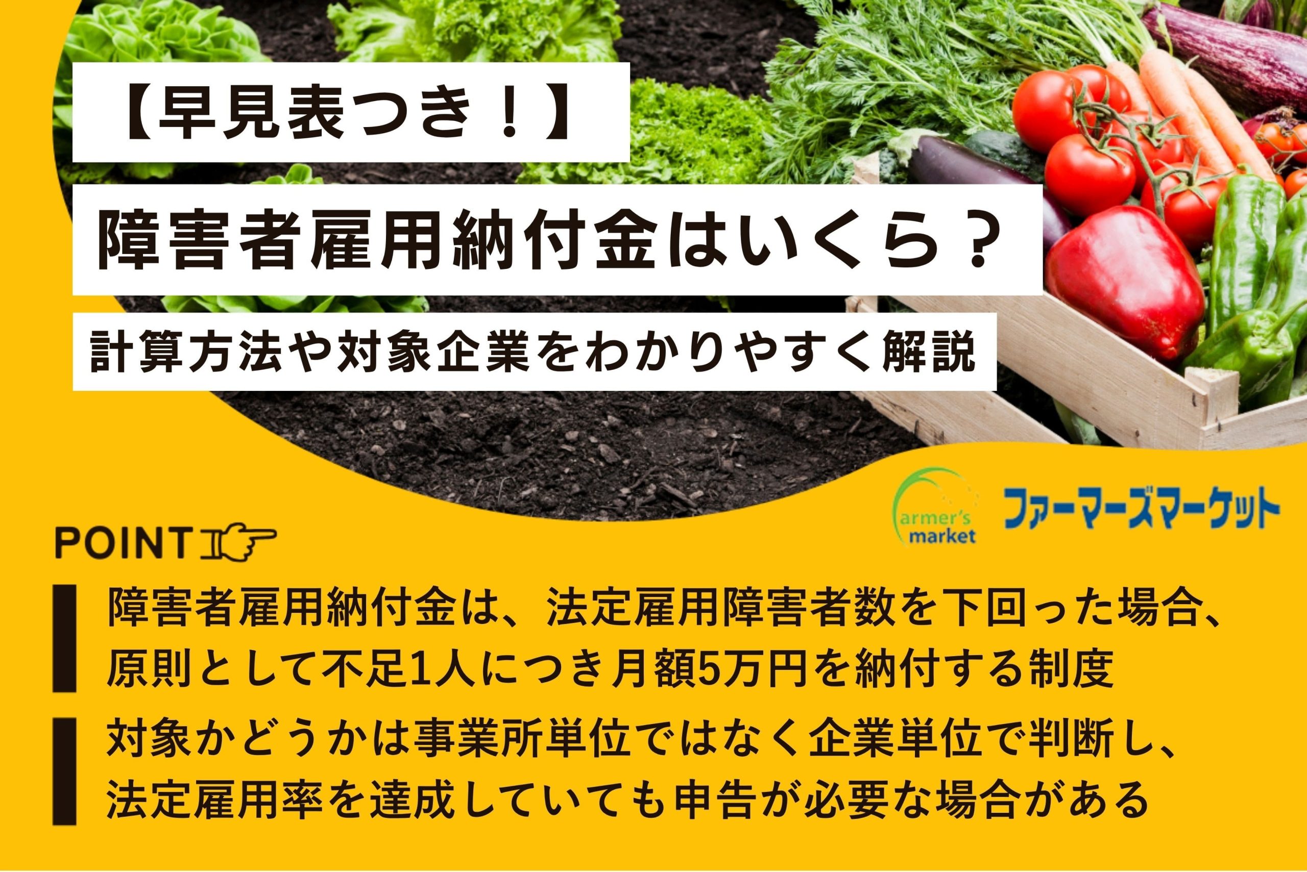 障害者雇用 納付金 いくら